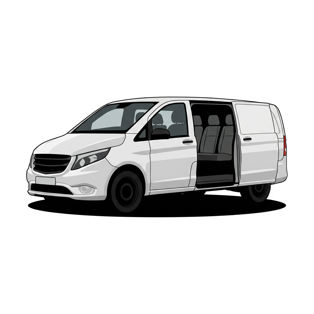 客貨車 — ~800 kg, 約 2.4 m³